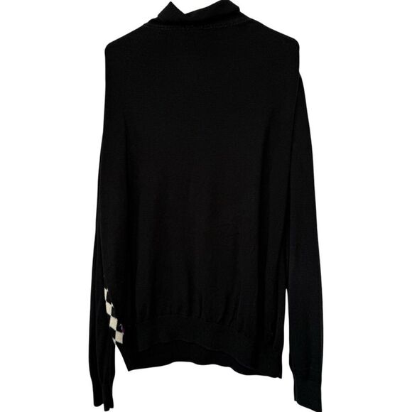 |EUC| MERC LONDON “Malvern” Argyle Roll Neck Jumper Sweater - Picture 6 of 8